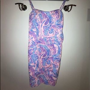 blue, pink, and white lilly pulitzer dress!!